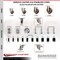 Service Caster 5 Inch 316SS High Temp Glass Filled Nylon 3/4 Inch Stem Caster Lock Brake SCC SCC-SS316TTLEX20S514-GFNSHT-34 - alternate 2